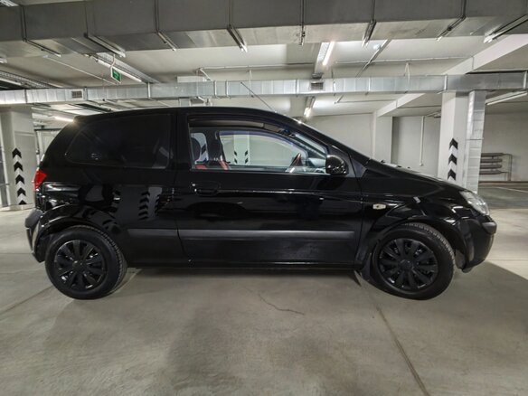 2005 Hyundai Getz I Рестайлинг, чёрный, 490000 рублей - вид 2