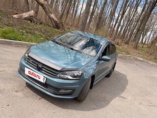 2019 Volkswagen Polo V Рестайлинг, голубой, 1050000 рублей, вид 2