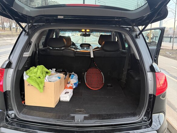 2008 Acura MDX II, чёрный - вид 9
