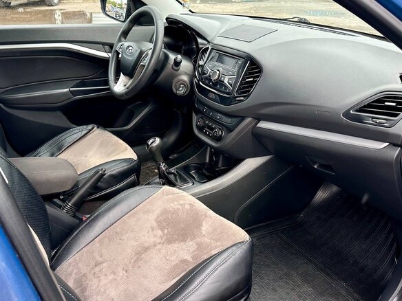 2019 Lada (ВАЗ) Vesta SW I, синий, 699999 рублей - вид 12