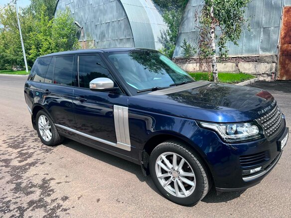 2014 Land Rover Range Rover IV, синий, 4100000 рублей - вид 6