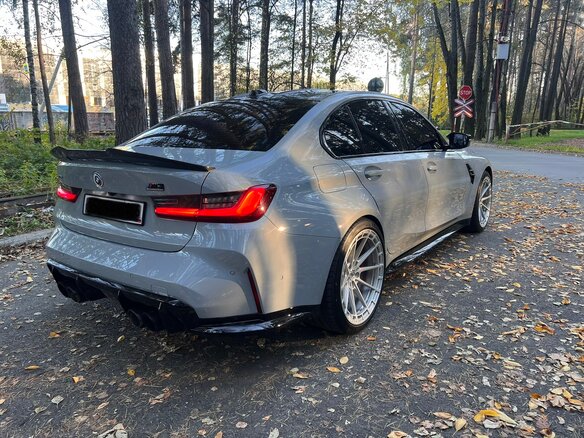 2022 BMW M3 Competition Package VI (G80), серый, 8599999 рублей - вид 4