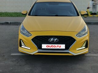 2021 Hyundai Sonata VIII (DN8), жёлтый, 1420000 рублей, вид 2