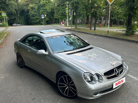 2003 Mercedes-Benz CLK-Класс 200 II (W209), серый, 730000 рублей, вид 2