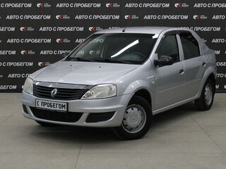 2013 Renault Logan I Рестайлинг, серый, 498000 рублей, вид 1
