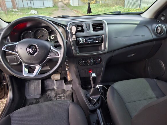 2019 Renault Logan II Рестайлинг, коричневый, 840000 рублей - вид 7