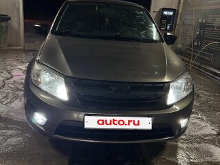 2016 Lada (ВАЗ) Granta I, коричневый, 530000 рублей, вид 3