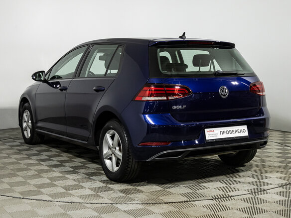 2018 Volkswagen Golf VII Рестайлинг, синий, 1499700 рублей - вид 6