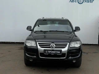 2008 Volkswagen Touareg I Рестайлинг, чёрный, 859000 рублей, вид 2