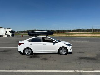2021 Hyundai Solaris II Рестайлинг, белый, 950000 рублей, вид 4