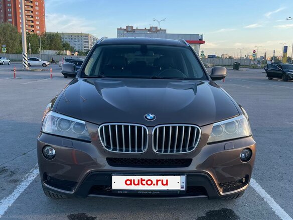 2011 BMW X3 28i xDrive II (F25), коричневый, 1650000 рублей