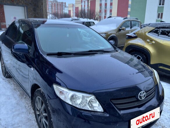 2008 Toyota Corolla X (E140, E150), синий, 750000 рублей - вид 5
