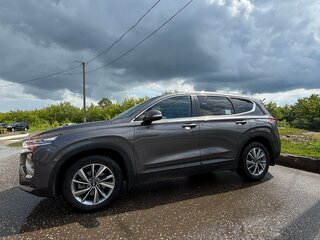 2018 Hyundai Santa Fe IV, серый, 2950000 рублей, вид 4