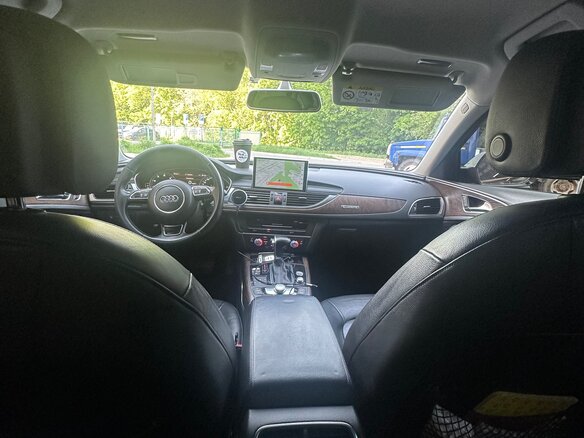 2014 Audi A6 IV (C7) Рестайлинг, чёрный, 1700000 рублей - вид 10