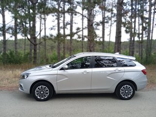 2019 Lada (ВАЗ) Vesta SW I, серый, 880000 рублей, вид 4