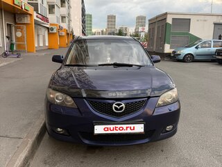 2006 Mazda 3 I (BK) Рестайлинг, синий, 350000 рублей, вид 3