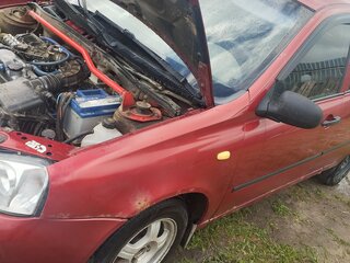 2007 Lada (ВАЗ) Kalina I, красный, 230000 рублей, вид 4