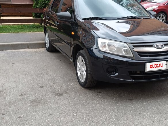 2015 Lada (ВАЗ) Granta I, чёрный, 330000 рублей - вид 3
