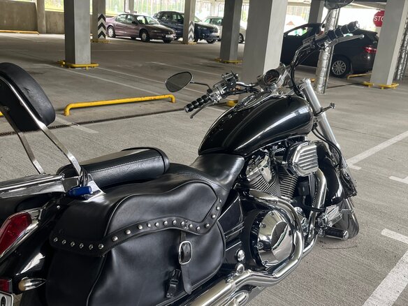 2002 Honda VTX 1800, чёрный, 600000 рублей - вид 1