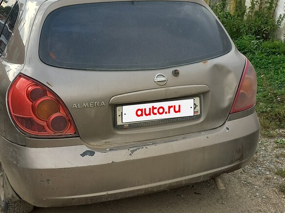 2005 Nissan Almera II (N16) Рестайлинг, бежевый, 200000 рублей - вид 2