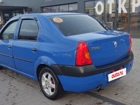 2006 Renault Logan I, синий, 390000 рублей, вид 4