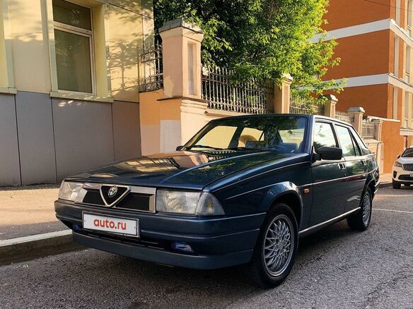 1987 Alfa Romeo 75 I, голубой - вид 5