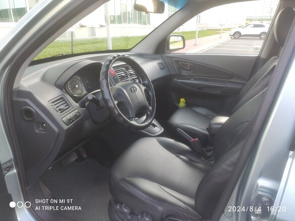 2007 Hyundai Tucson I, голубой, 1300000 рублей - вид 6