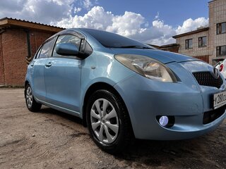 2005 Toyota Vitz II (XP90), голубой, 495000 рублей, вид 2