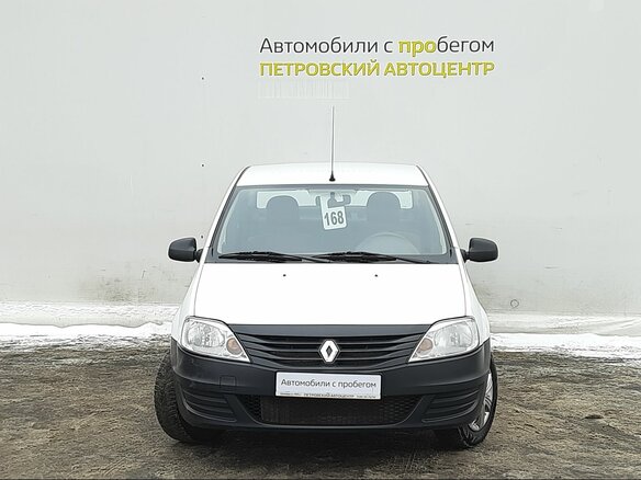 2014 Renault Logan I Рестайлинг, белый - вид 1