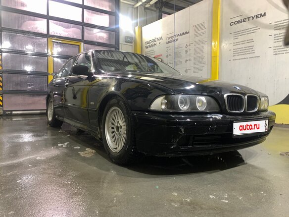 2003 BMW 5 серии 525i IV (E39) Рестайлинг, чёрный, 550000 рублей - вид 6