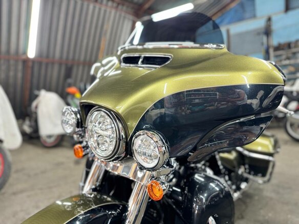 2018 Harley-Davidson Electra Glide, зелёный, 1690000 рублей - вид 17