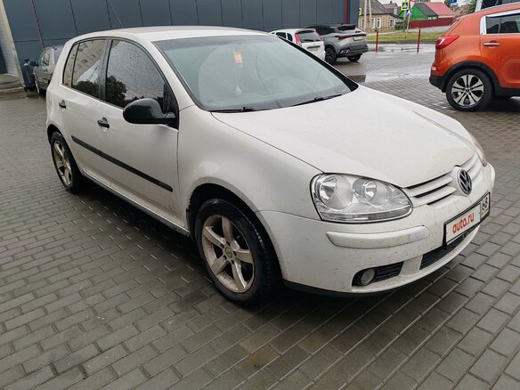 2008 Volkswagen Golf V, белый, 675000 рублей - вид 2