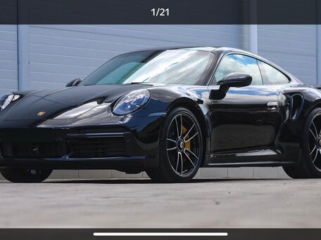 2022 Porsche 911 Turbo S VIII (992), чёрный, 31500000 рублей, вид 4