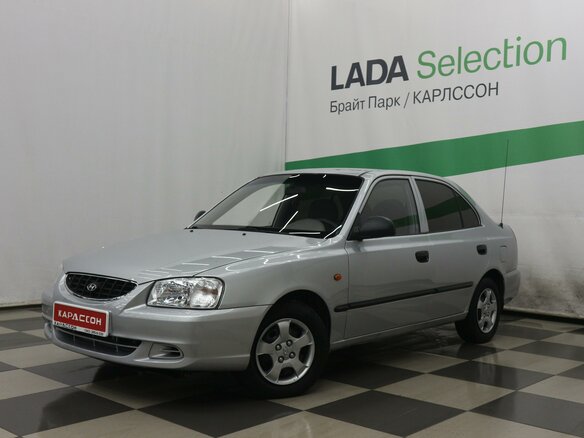 2006 Hyundai Accent ТагАЗ II, серебристый