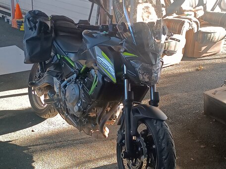 2019 Kawasaki Z 650, чёрный, 610000 рублей, вид 2