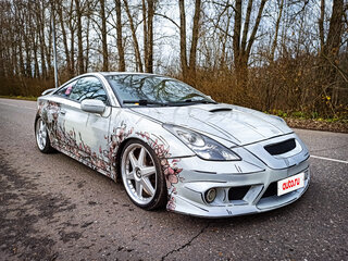 2003 Toyota Celica VII (T230) Рестайлинг, серый, 820000 рублей, вид 4