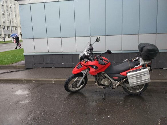 2006 BMW F 650 GS, красный