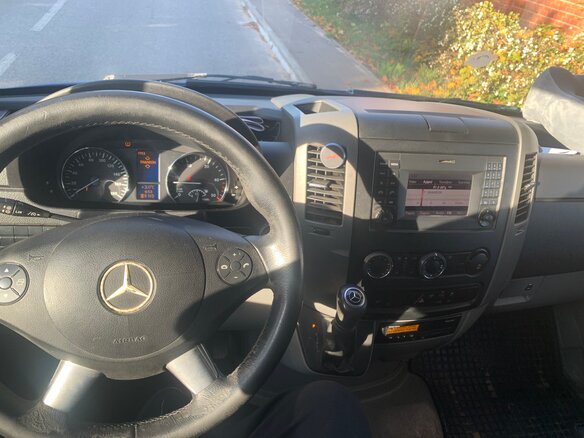 2014 Mercedes-Benz Sprinter, синий, 3100000 рублей - вид 2