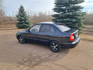 2007 Hyundai Accent ТагАЗ II, чёрный, 480000 рублей, вид 5