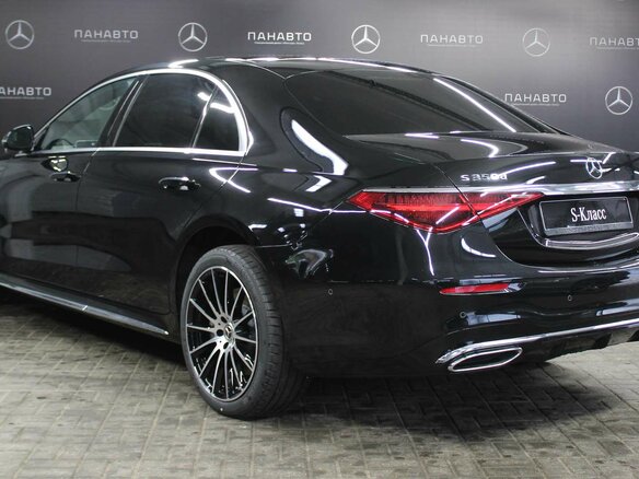 2021 Mercedes-Benz S-Класс 350 d Long 4MATIC VII (W223), чёрный - вид 1