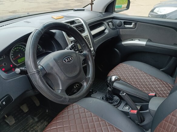 2009 Kia Sportage II Рестайлинг, чёрный, 690000 рублей - вид 9