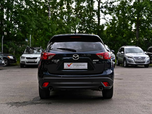 2014 Mazda CX-5 I, синий, 1230000 рублей - вид 3