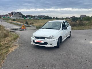 2010 Lada (ВАЗ) Kalina I, белый, 125000 рублей, вид 1