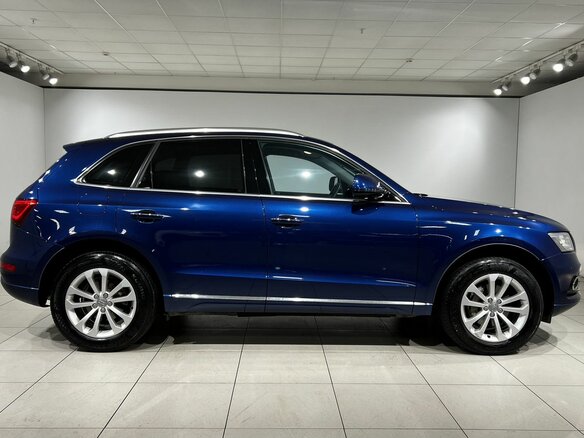 2015 Audi Q5 I (8R) Рестайлинг, синий - вид 6