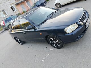 2008 Hyundai Accent ТагАЗ II, синий, 299999 рублей, вид 1