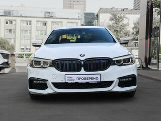 2018 BMW 5 серии 520d xDrive VII (G30/G31/G38), белый, 3180000 рублей, вид 2