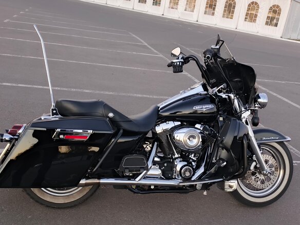2005 Harley-Davidson Road King, чёрный, 750000 рублей - вид 7