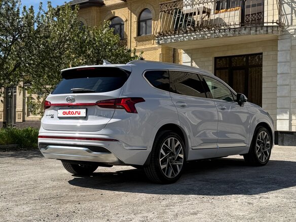 2021 Hyundai Santa Fe IV Рестайлинг, белый - вид 12