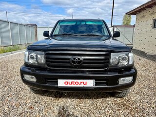 2003 Toyota Land Cruiser 100 Series Рестайлинг 1, чёрный, 1800000 рублей, вид 2