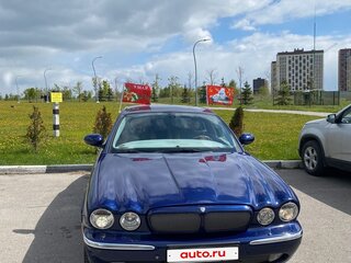 2005 Jaguar XJ III (X350/X358), синий, 1310000 рублей, вид 3